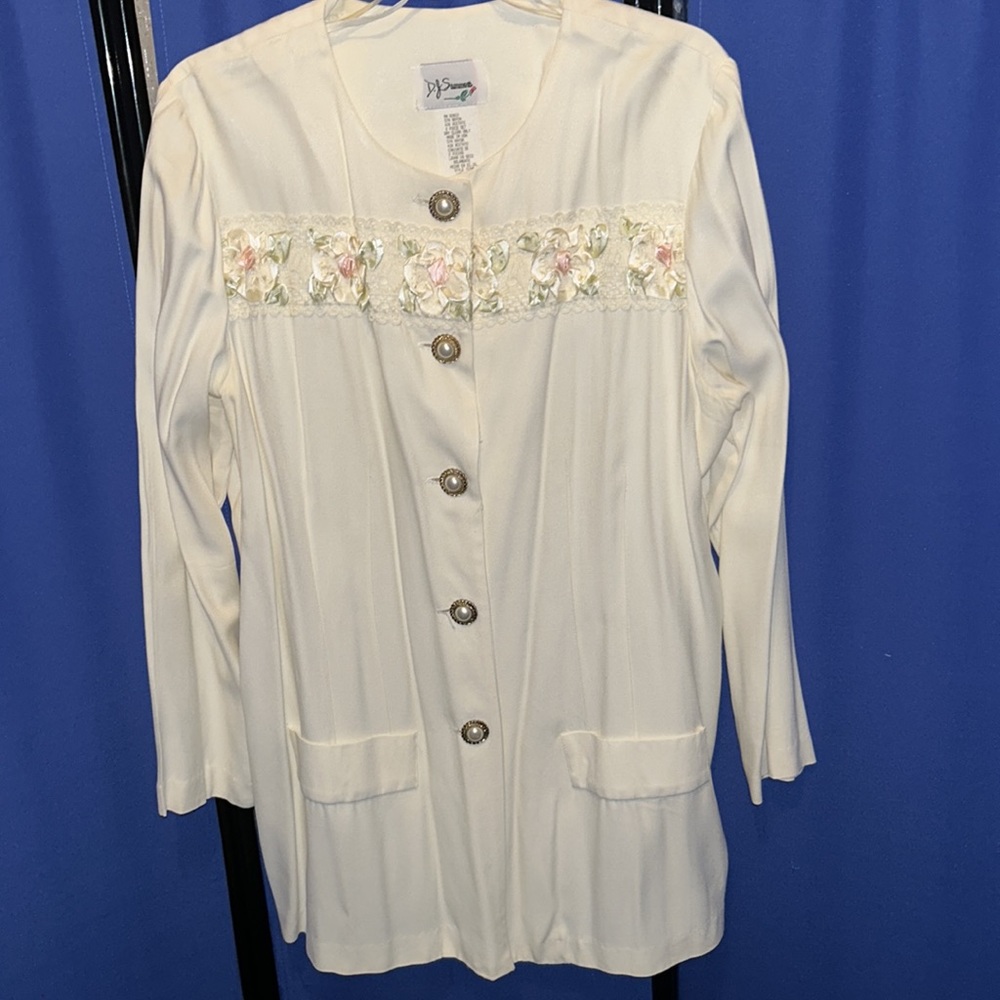 2-Piece Jacket Overlay and Skirt